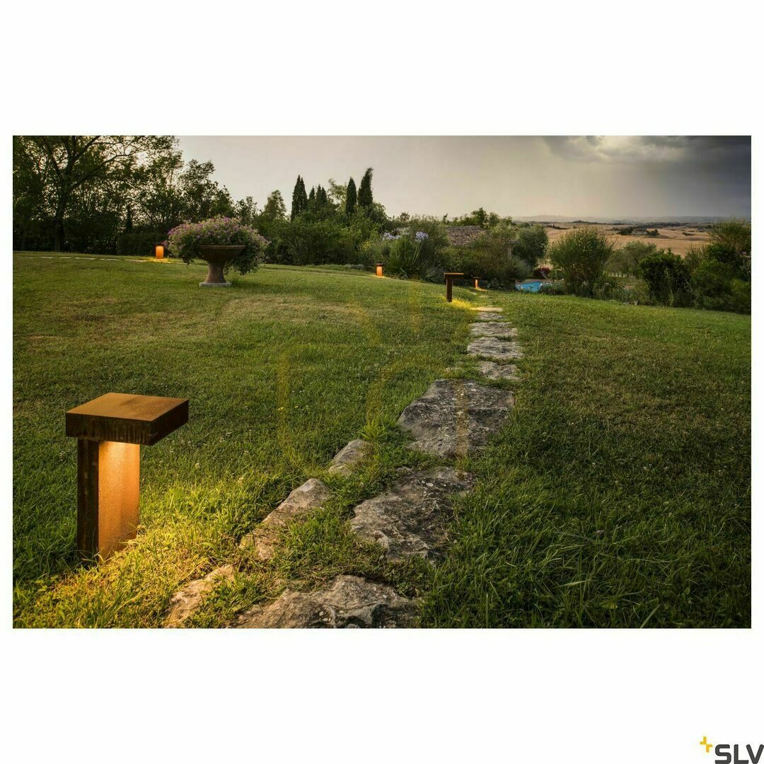 Displej Vonkajšie stĺpikové svietidlo SLV RUSTY PATHLIGHT hrdzavé 9 W IP44 230090 Vonkajšie stĺpikové svietidlo SLV RUSTY PATHLIGHT hrdzavé 9 W IP44 230090