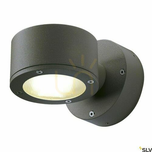 Skontrolujte Vonkajšie nástenné svietidlo SLV SITRA antracit IP44 9W 230355