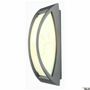Vonkajšie nástenné svietidlo SLV MERIDIAN 2 antracit IP54 25W 230445 small 0