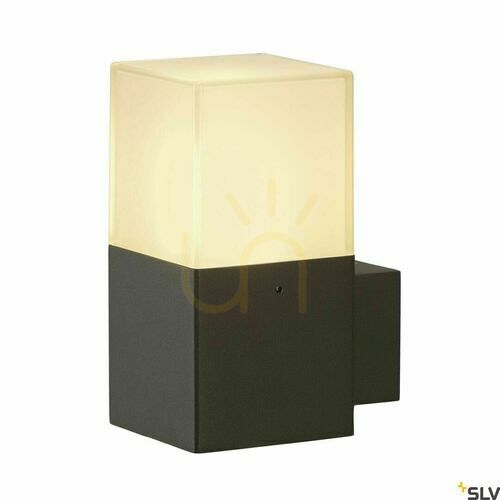 Skontrolujte Vonkajšie nástenné svietidlo SLV GRAFIT WL antracit IP44 11W 231205