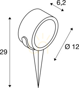Vonkajšie bodové svietidlo SLV SITRA 360 SPIKE antracit 9W IP44 231525 2 Vonkajšie bodové svietidlo SLV SITRA 360 SPIKE antracit 9W IP44 231525 small 2