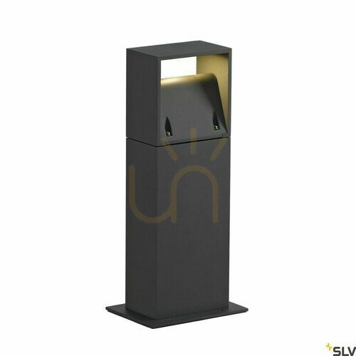 Skontrolujte Vonkajšie stĺpikové svietidlo SLV LOGS 40 LED antracit 9,5 W 3000 K IP65 232115