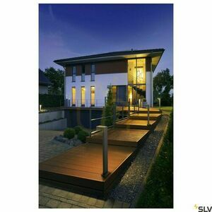 Vonkajšie stĺpikové svietidlo SLV QUADRASYL 75 sivé hliník IP44 11W 232294 small 2