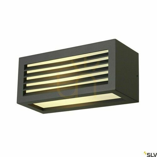 Skontrolujte Vonkajšie nástenné svietidlo SLV BOX-L antracit IP44 18W 232495