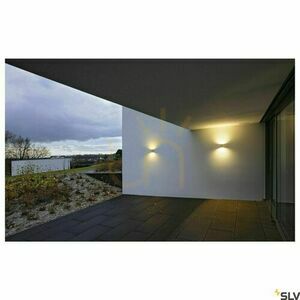 Vonkajšie nástenné svietidlo SLV SITRA CUBE biele 9W IP44 hore/dole 232531 1 Vonkajšie nástenné svietidlo SLV SITRA CUBE biele 9W IP44 hore/dole 232531 small 1