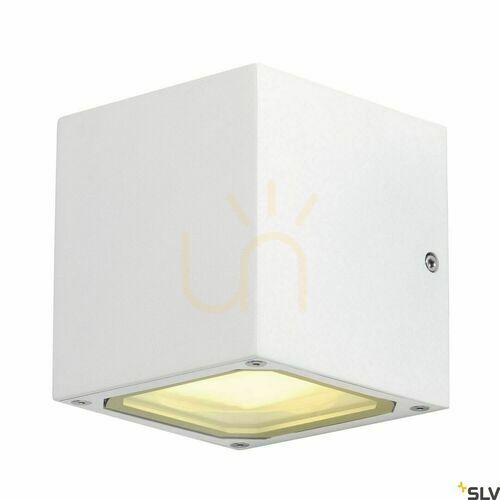 Skontrolujte Vonkajšie nástenné svietidlo SLV SITRA CUBE biele 9W IP44 hore/dole 232531