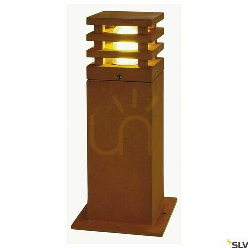 Skontrolujte Vonkajšie stĺpikové svietidlo SLV RUSTY SQUARE 40 hrdzavé 9W 3000K IP55 233427