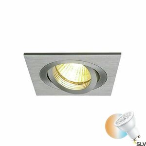 Zapustené svietidlo SLV NEW TRIA 1 strieborné 50 W GU10 IP20 230 V 111361 small 0