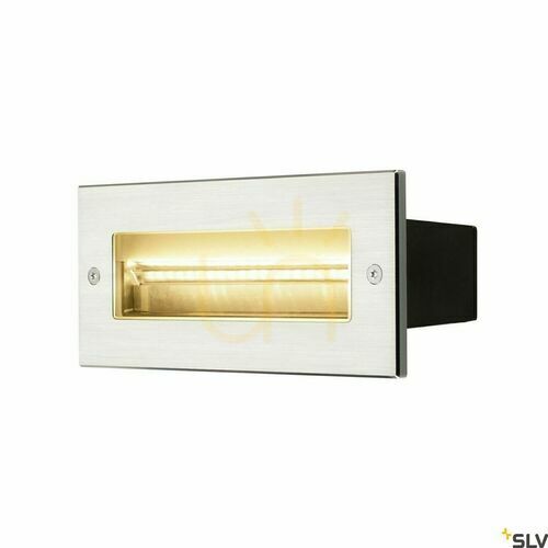 Skontrolujte Vonkajšie zapustené nástenné svietidlo SLV BRICK LED nerez 9,5W 3000K IP65 233660