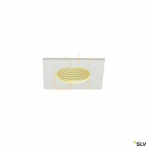Vonkajšie zapustené svietidlo SLV PATTA-I štvorcové, biele 10 W 3000 K IP65 114431 small 0