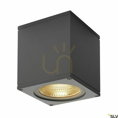 Skontrolujte Vonkajšie stropné svietidlo SLV BIG THEO CEILING LED antracit IP44 21W 234535