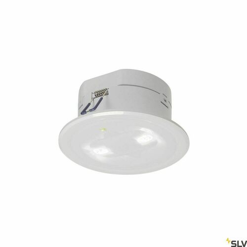 Skontrolujte Zápustné núdzové svietidlo SLV P-LIGHT biele 5W 6000K IP20 240006