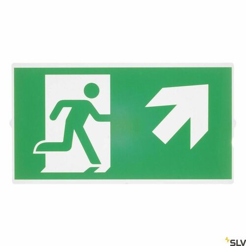Skontrolujte Piktogram pre núdzové svietidlo SLV P-LIGHT 4 ks zelený 240007