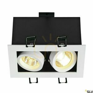 Zapustené svietidlo SLV KADUX 2 GU10 biele 50W 230V 115521 small 1