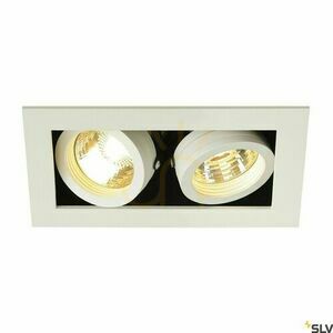 Zapustené svietidlo SLV KADUX 2 GU10 biele 50W 230V 115521 small 4