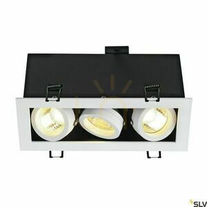 Zapustené svietidlo SLV KADUX 3 GU10 biele 50W 230V 115531 1 Zapustené svietidlo SLV KADUX 3 GU10 biele 50W 230V 115531 small 1