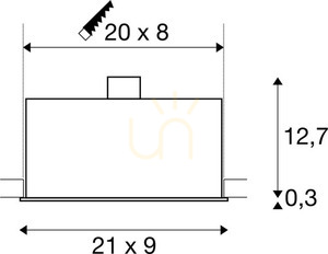 Zapustené svietidlo SLV KADUX 3 GU10 biele 50W 230V 115531 2 Zapustené svietidlo SLV KADUX 3 GU10 biele 50W 230V 115531 small 2