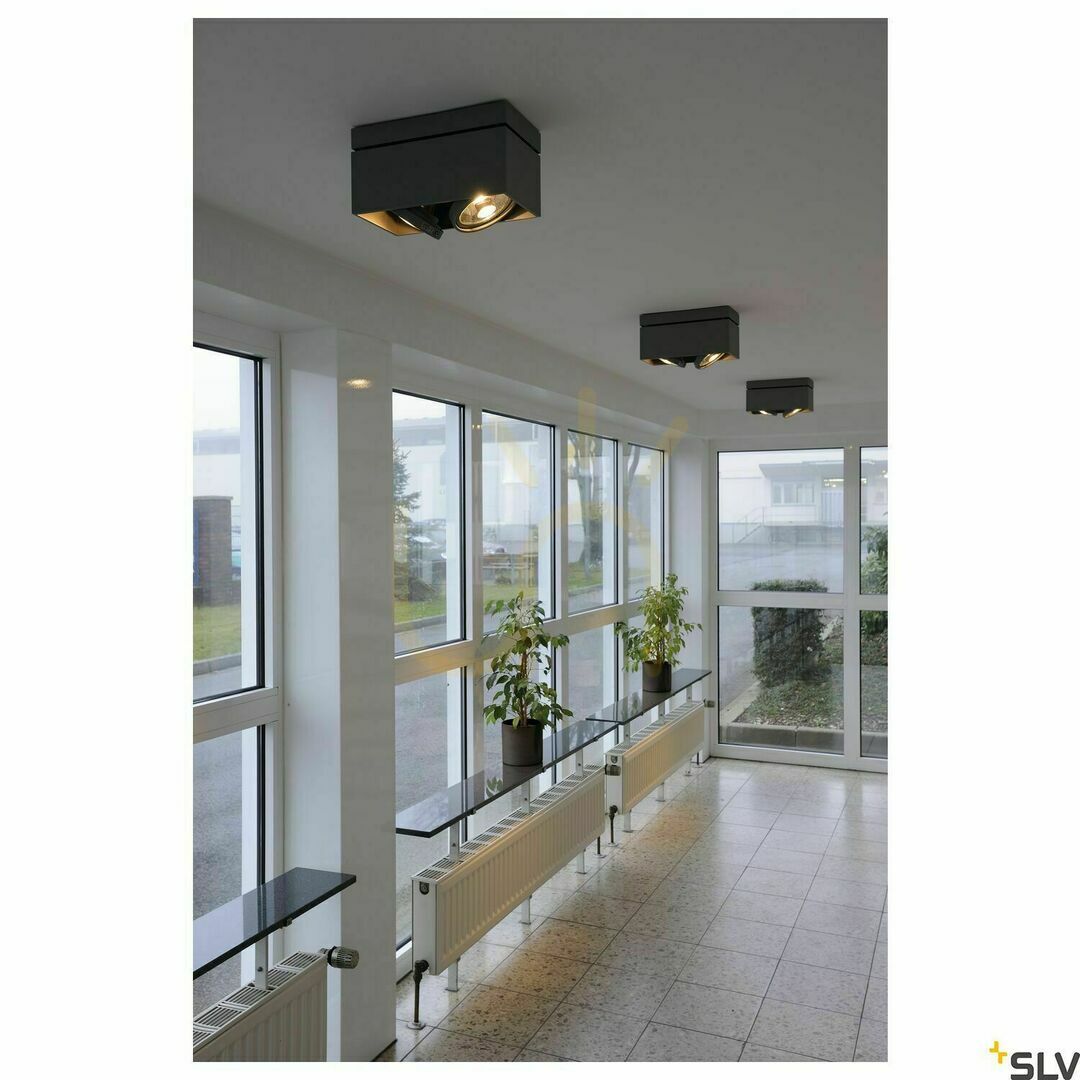 Náhľad Stropné svietidlo SLV KARDAMOD ES111 čierne 75 W 117110 Stropné svietidlo SLV KARDAMOD ES111 čierne 75 W 117110