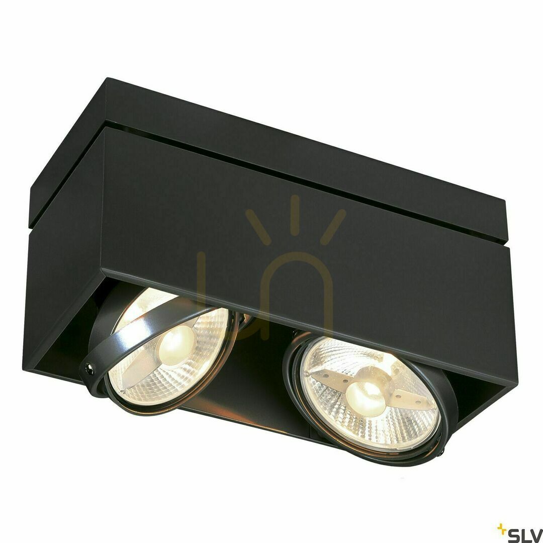 Skontrolujte Stropné svietidlo SLV KARDAMOD ES111 čierne 75 W 117110 Stropné svietidlo SLV KARDAMOD ES111 čierne 75 W 117110