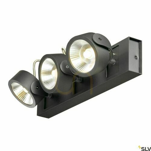 Skontrolujte Stropné svietidlo SLV KALU LED čierne 44W 3000K 3400lm 1000131