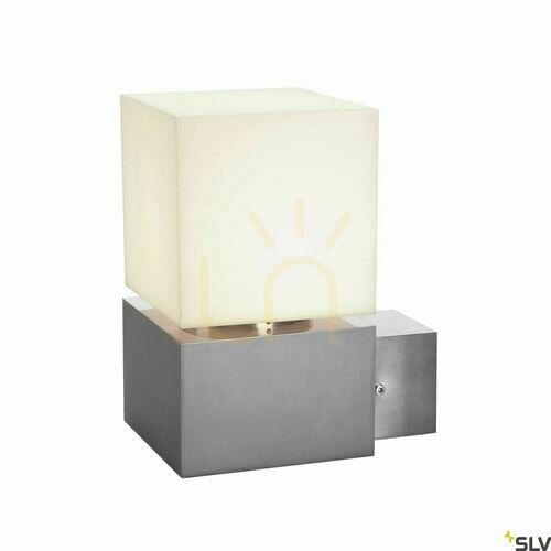 Skontrolujte Vonkajšie nástenné svietidlo SLV Square Wall nerez IP44 20 W 1000336