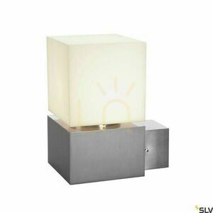 Vonkajšie nástenné svietidlo SLV Square Wall nerez IP44 20 W 1000336 small 0