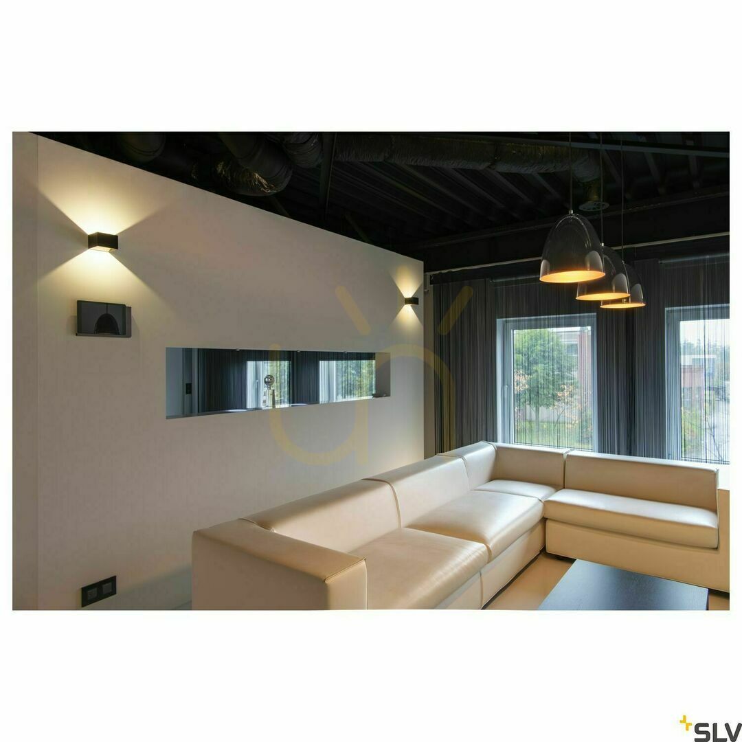 Šou Nástenné svietidlo SLV LOGS IN LED čierne/zlaté 11W 2000-3000K 1000638 Nástenné svietidlo SLV LOGS IN LED čierne/zlaté 11W 2000-3000K 1000638