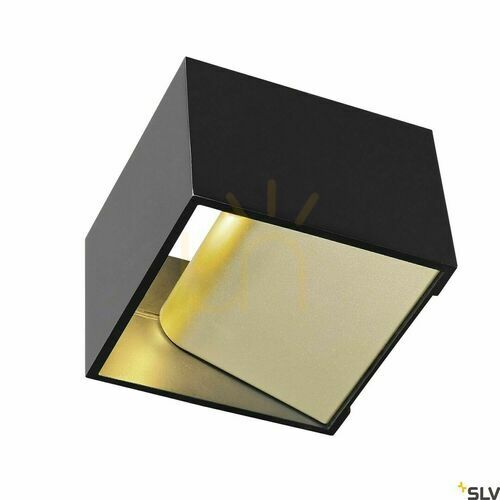 Skontrolujte Nástenné svietidlo SLV LOGS IN LED čierne/zlaté 11W 2000-3000K 1000638