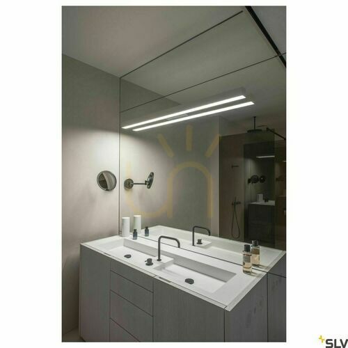 Skontrolujte Nástenné svietidlo SLV Q-LINE sivé 45W 3800 lm 3000K 142,5 cm 1000670