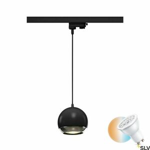 Závesné svietidlo na 3-fázovú prípojnicu SLV Light Eye 150 čierne GU10 1000709 small 0