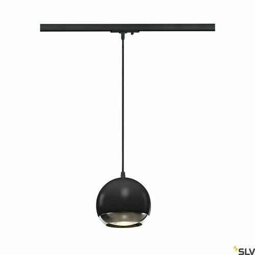 Skontrolujte Závesné svietidlo na prípojnicu SLV Light Eye 150 čierne chróm GU10 75 W 1000713