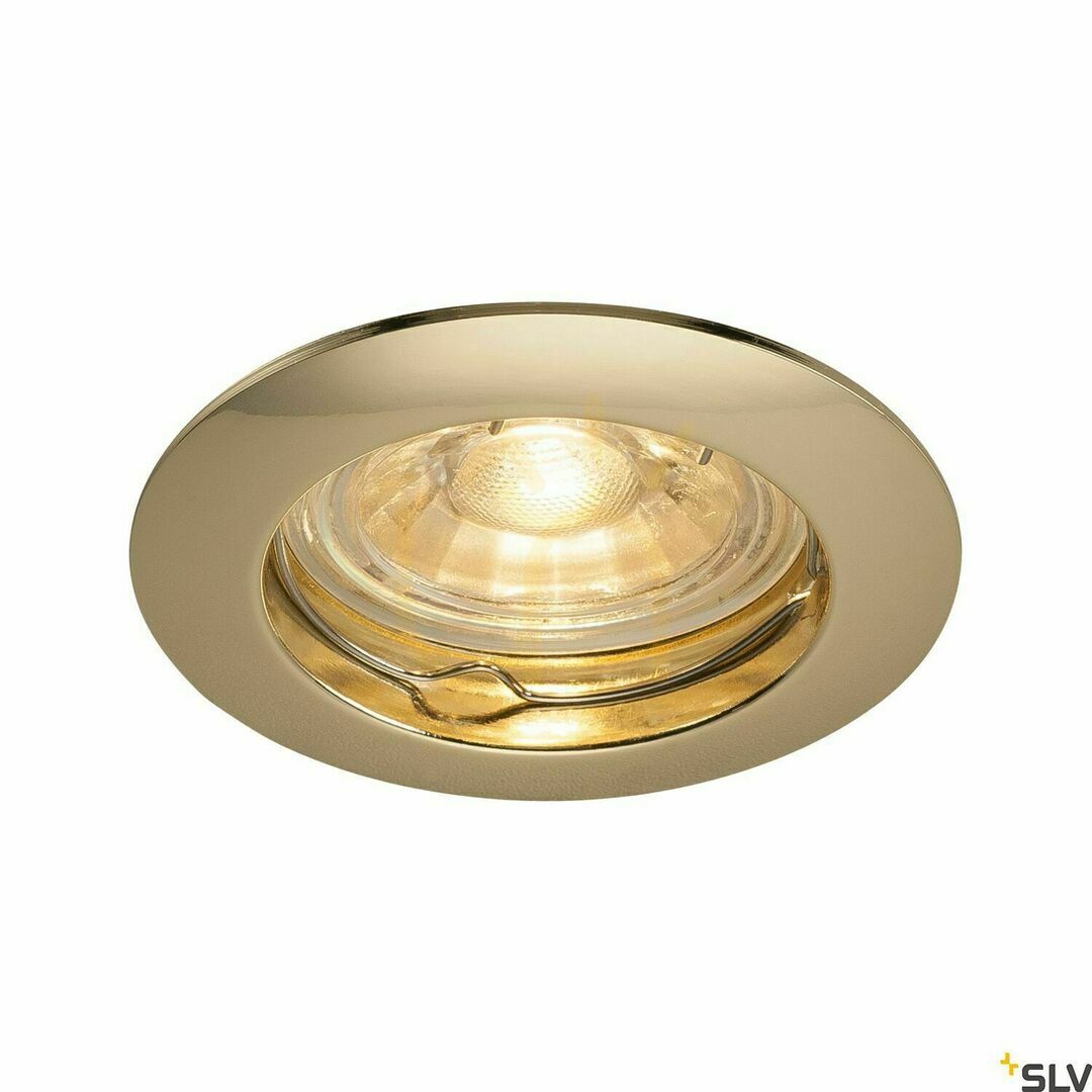 Recessed Light SLV PIKA Brass GU10 50W 230V 1000716