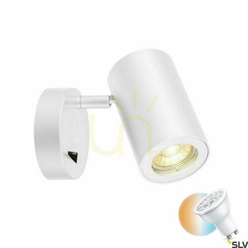 Skontrolujte Stropné nástenné svietidlo SLV ENOLA_B GU10 biele 50 W 1000730