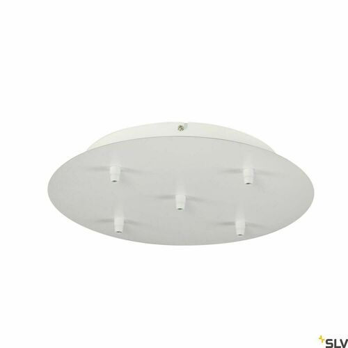 Skontrolujte Päťvývodová stropná rozeta SLV FITU biela 33 cm 132621