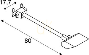 Vonkajšie nástenné svietidlo SLV TODAY čierne LED 29W 4000K IP65 1000880 small 4