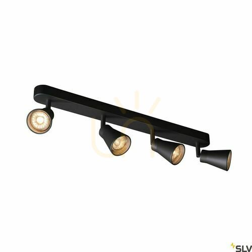 Skontrolujte Zapustené svietidlo SLV AVO Quad čierne GU10 56 cm 1000895