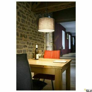Prívesné svetlo SLV FENDA čierne E27 60 W 132660 small 2