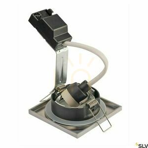 Vonkajšie zapustené svietidlo SLV DOLIX OUT QPAR51 strieborné IP65 50W 1001172 small 1