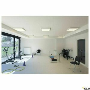 Zapustené LED svietidlo SLV VALETO Panel 59,5x59,5 cm 39,55 W 4000 lm biele 1001250 small 5