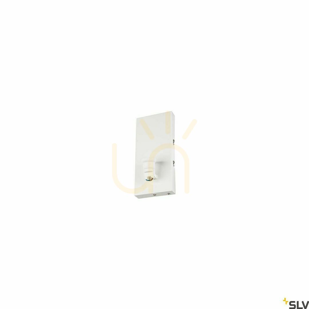 Surface-Mounted Wall Lamp SLV FENDA Basis White Steel E27 40W 1001272