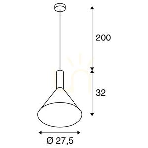 Závesné svietidlo SLV PHELIA čierne E27 27,5 cm 133310 small 6