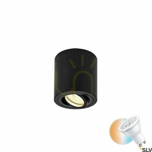 Skontrolujte Stropné svietidlo SLV TRILEDO ROUND CL čierne GU10 10 W 1002010