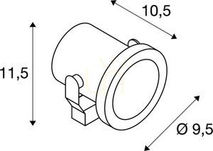 Vonkajšie bodové svietidlo SLV NAUTILUS SPIKE nerezová oceľ 9W 3000K IP55 1001962 small 4