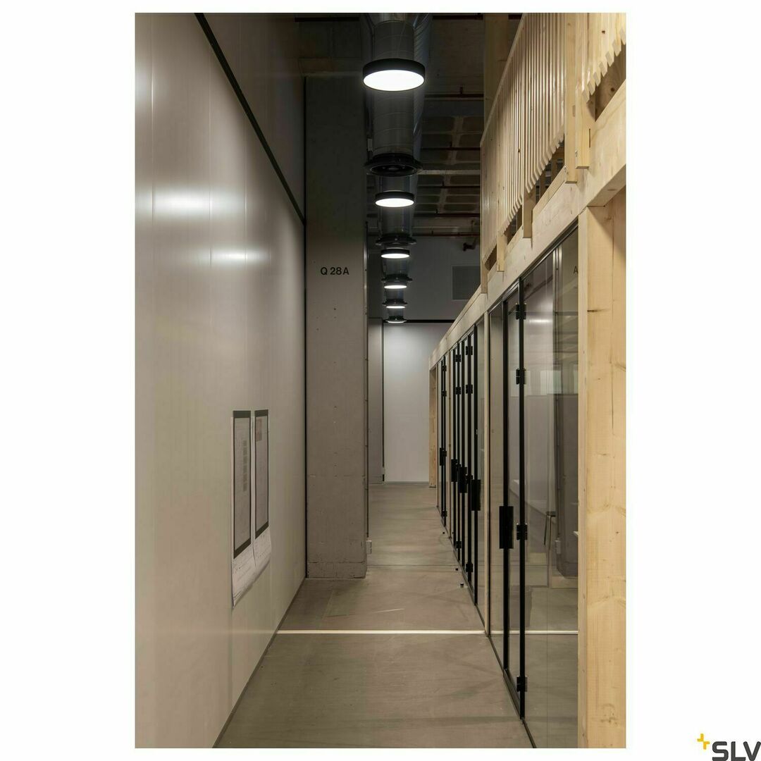 Šou Stropné svietidlo SLV MEDO AMBIENT 40 čierne 30 W DALI 3000/4000 K 1001895 Stropné svietidlo SLV MEDO AMBIENT 40 čierne 30 W DALI 3000/4000 K 1001895