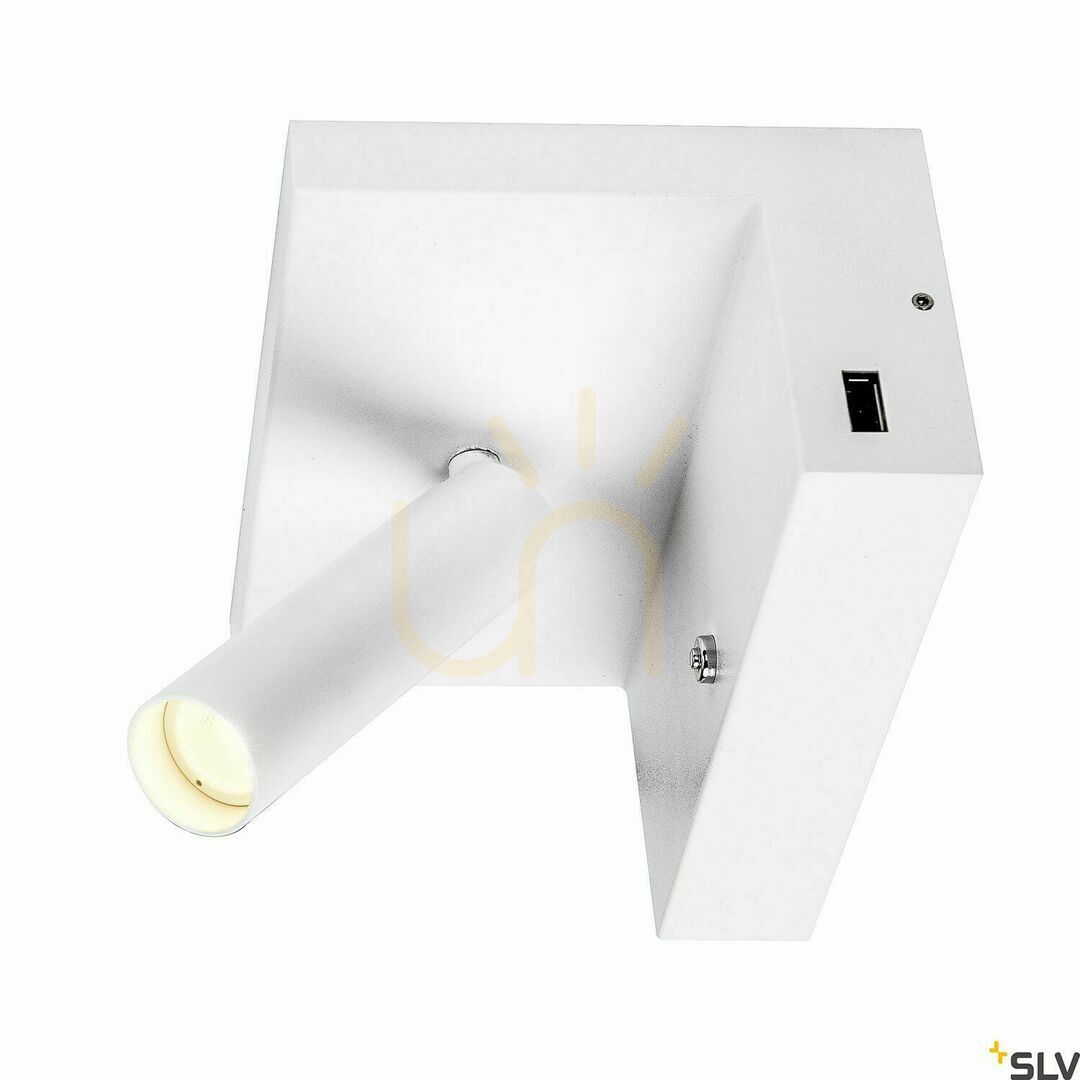 vyhliadka Nástenné svietidlo SLV KARPO Bedside biele LED 6,8 W 3000 K USB 1002140 Nástenné svietidlo SLV KARPO Bedside biele LED 6,8 W 3000 K USB 1002140