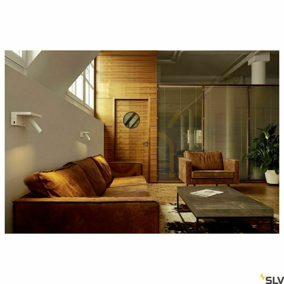 Displej Nástenné svietidlo SLV KARPO Bedside biele LED 6,8 W 3000 K USB 1002140 Nástenné svietidlo SLV KARPO Bedside biele LED 6,8 W 3000 K USB 1002140