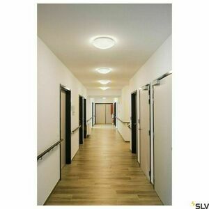 Stropné svietidlo SLV LIPSY Dome biele 35 cm 17,5 W 3000/4000 K 1002021 small 3