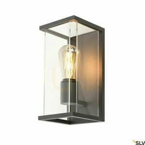 Vonkajšie nástenné svietidlo SLV QUADRULO WL E27 antracit IP44 1002403 small 0