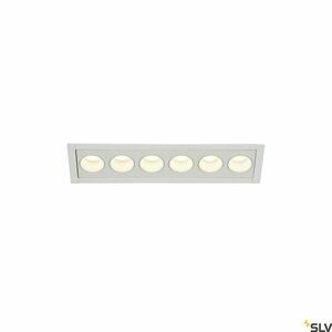 Zapustené stropné svietidlo SLV MILANDOS 6 matne biele 6×LED 2700K 45° 1005417 small 0