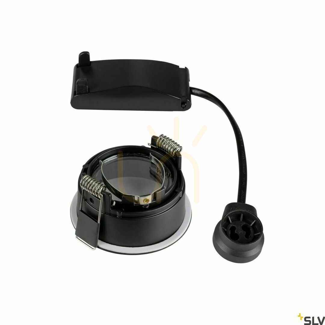 vyhliadka Zapustené svietidlo SLV HORN GU10 čierne hliníkové 25 W 1005435 Zapustené svietidlo SLV HORN GU10 čierne hliníkové 25 W 1005435